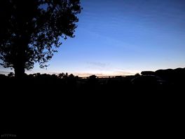 Last night sunset