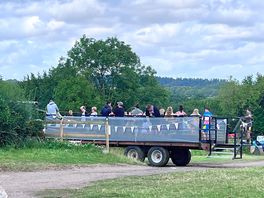Great fun on the tractor rides