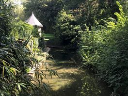 Dans le parc du château