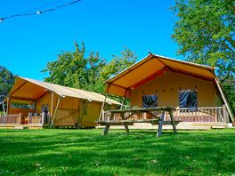 Safari tents exterior