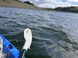 Wimbleball lake, just a 4 minute walk away. a good activity centre with good safety and equipment.