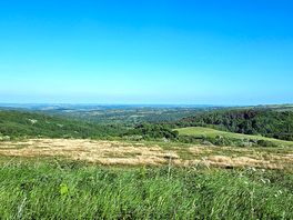 View over towards chatsworth estate