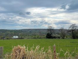 View walking back down the road to tyre farm