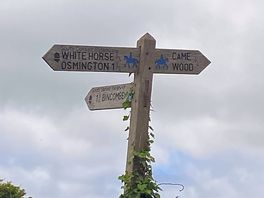 Useful signage along the south west coast path.