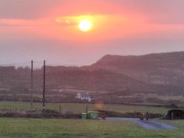 Amazing sunset and sunrise