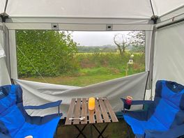 View from our gazebo over the countryside.