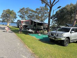 Powered camp site