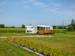 General view of static caravan