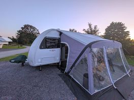 Sunset on the first night