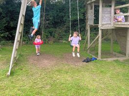 The children played for hours
