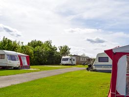 Hardstanding and grass pitch