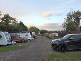 Picture of site on autumn morning