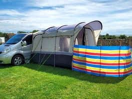 Our set up on pitch