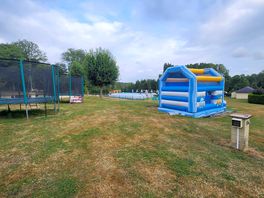 Trampolines and bouncy castle