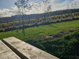 Bench by electric sockets