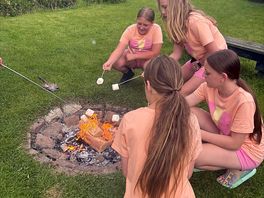 Communal fire pit and bbq area