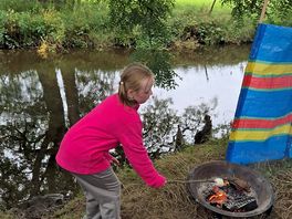 S'mores by the river.
