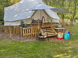 Tent in the sunshine