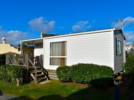 Exterior of the caravan