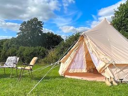 Bell tent exterior