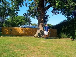 Grass pitched