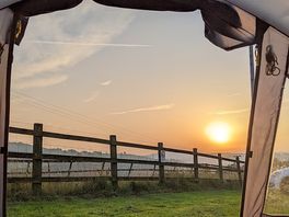 Sunset from the tent