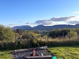 Campfire area outside squirrel