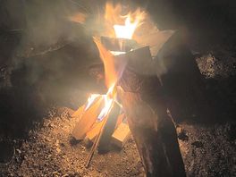 Lovely communal fire pit