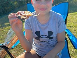 The availability of pizza on the friday was very welcome and it was delicious