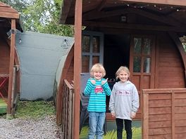 Enjoying the hobbit hut