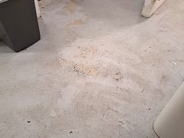 Dirty bathroom floors