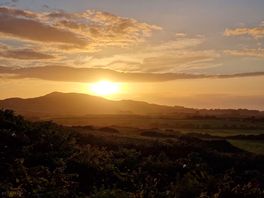 Sunset view form the site