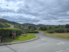 View from village shop where we enjoyed a delicious breakfast.