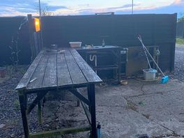 Washing up area