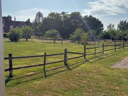 View from the door of our caravan