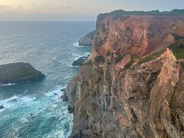 View from cliff next to campsite, 3 minutes away.