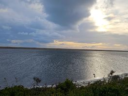View of the fleet over looking chesil beach