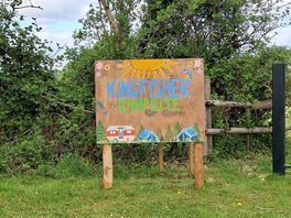 Entrance and signage