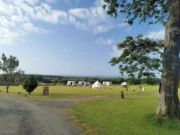Campsite view from entrance