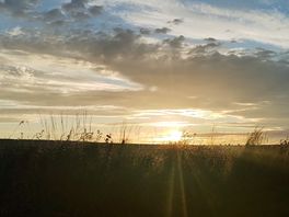 The view over the fields