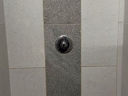 Not very wide - 3 tiles wide.