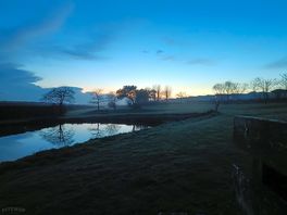 Over the fishing lake