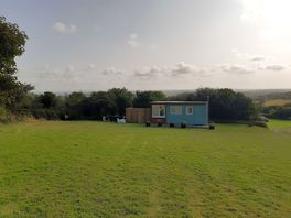 Clear skies and lush grass on the pitch in the morning:)