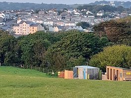 Spectacular view of bude and beyond