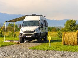 Spacious touring pitch