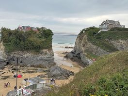 Lovely cove at newquay