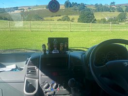 View from van
