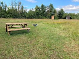 View from Owl's Lookout pitch to the facilities