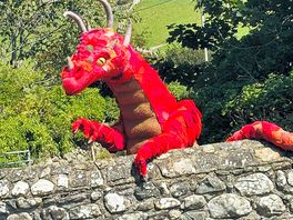 The dragon across from hall