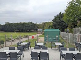 Terrace and crazy golf
